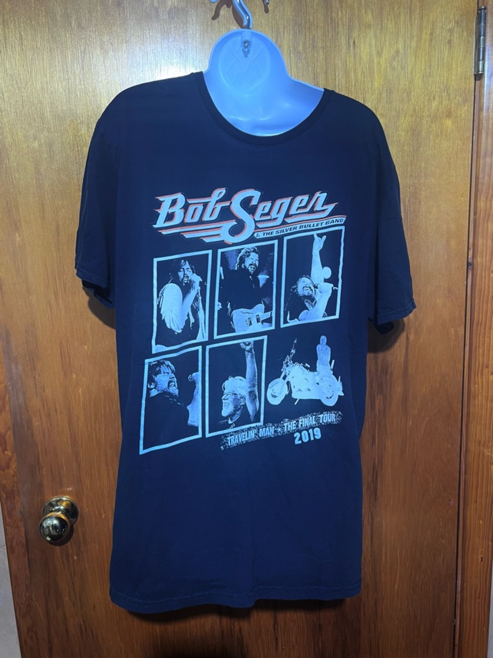 Bob Seger & The Silver Bullet Band Travelin Man The Final Tour T-shirt Size XL